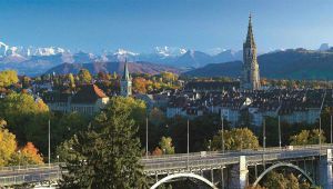 Bern City Skyline
